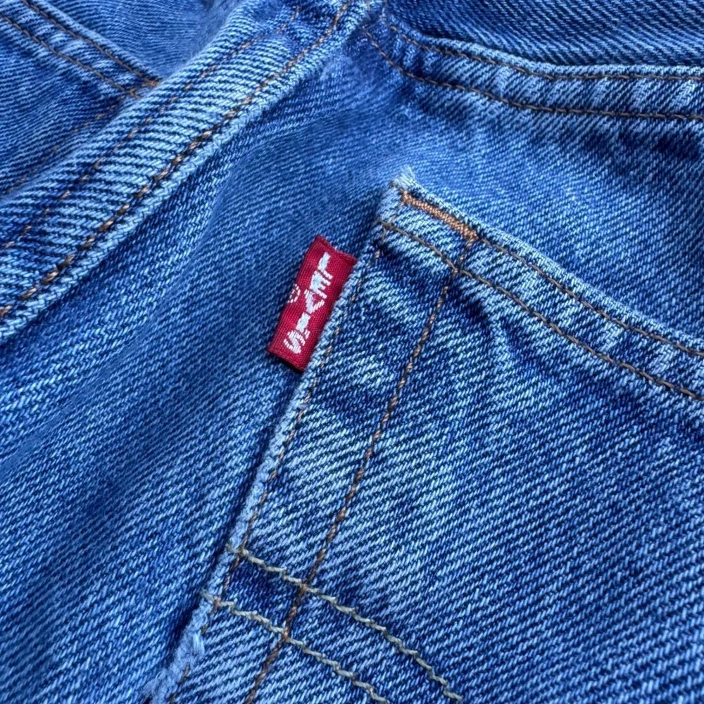 Vintage 90s Levis Big E 501 90s Style Workwear Gorpcore Blue W29 L32 (g4a)